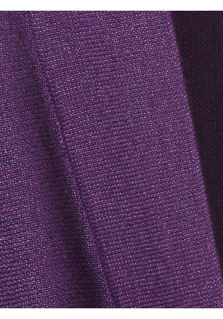 VIA APPIA DUE Offener Cardigan Mit Glitzerfaden Und 3/4-Arm - Lila Sheego