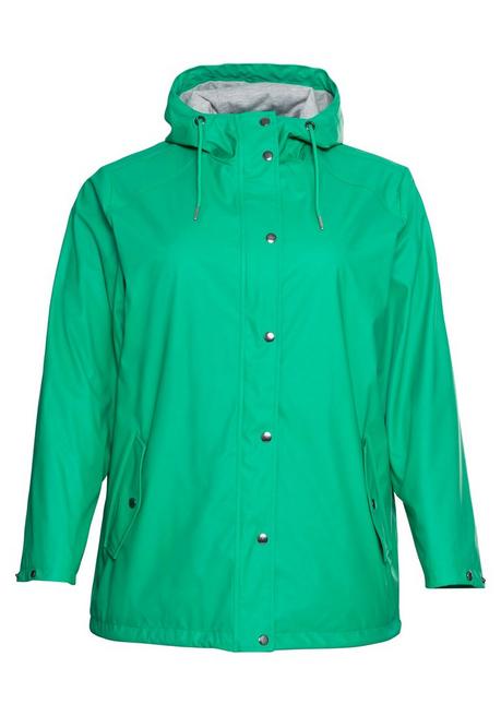 Sheego Outdoorjacke Mit Jerseyfutter, Wasserabweisend - Blattgrün Sheego