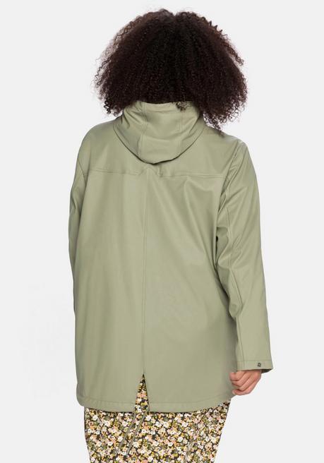 Sheego Outdoorjacke Mit Jerseyfutter, Wasserabweisend - Hellkhaki Sheego