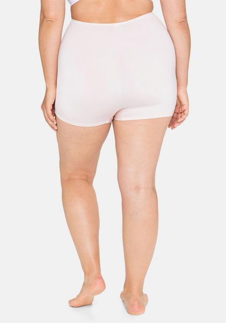 Sheego Panty Im High-Waist-Schnitt, Mit Kurzem Bein - Nude Sheego