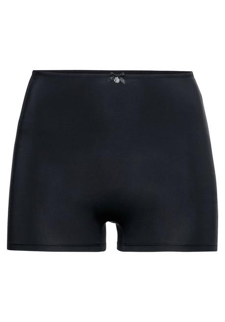 Sheego Panty Im High-Waist-Schnitt, Mit Kurzem Bein - Schwarz Sheego