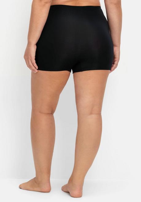 Sheego Panty Mit Hoch Geschnittener Taille - Schwarz Sheego