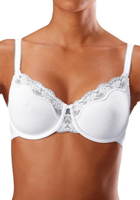 PETITE FLEUR Bügel-BH - Schwarz+weiß Sheego