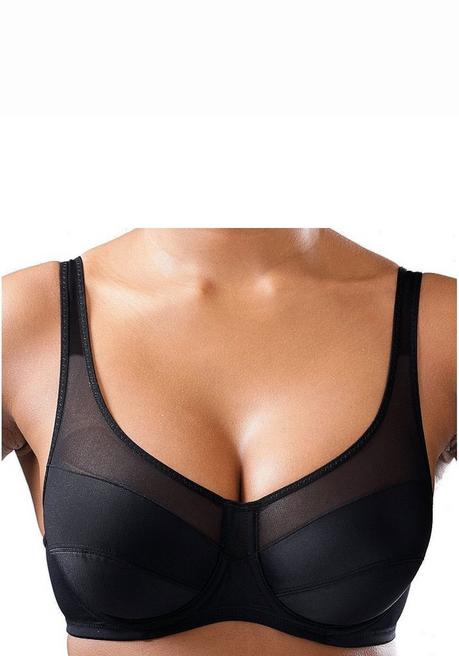 PETITE FLEUR Bügel-BH - Schwarz+weiß Sheego