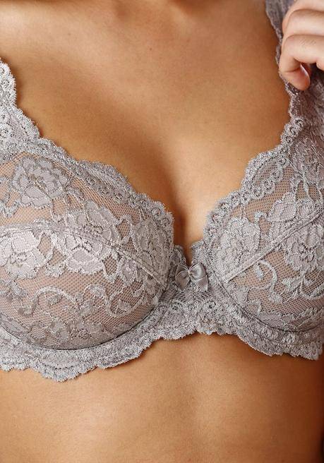 PETITE FLEUR Bügel-BH - Stein+weiß Sheego