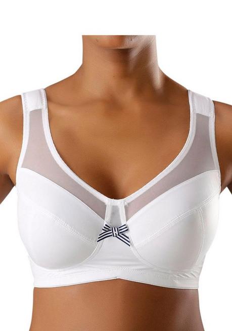 PETITE FLEUR Entlastungs-BH - Marine+weiß Sheego