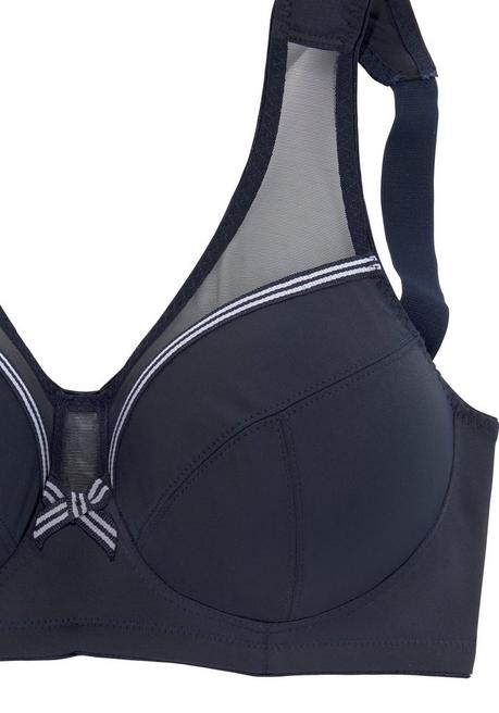 PETITE FLEUR Entlastungs-BH - Marine+weiß Sheego