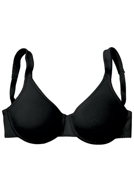 PETITE FLEUR Minimizer-BH - Schwarz+weiß Sheego