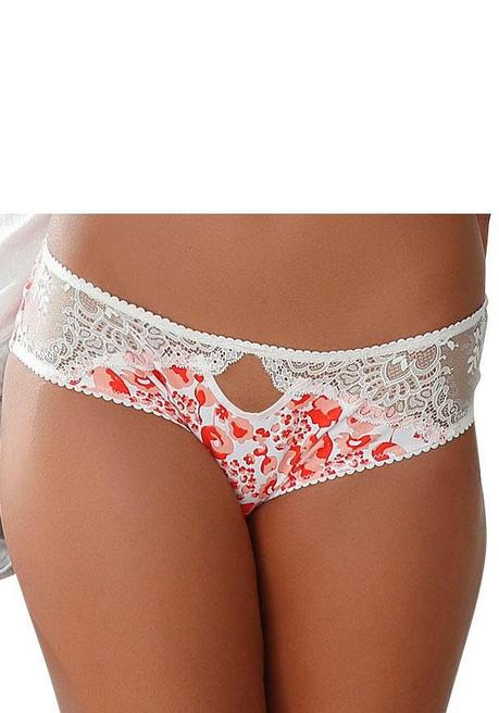 PETITE FLEUR Slip - Orange+weiß Sheego