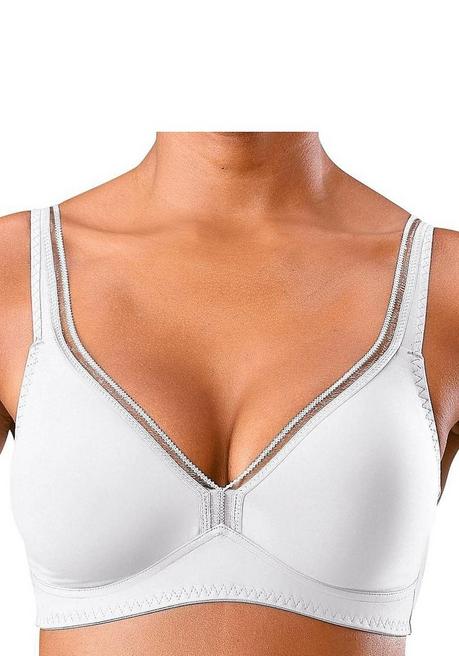 PETITE FLEUR T-Shirt-BH - Schwarz+weiß Sheego