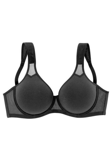 PETITE FLEUR T-Shirt-BH - Weiß+schwarz Sheego