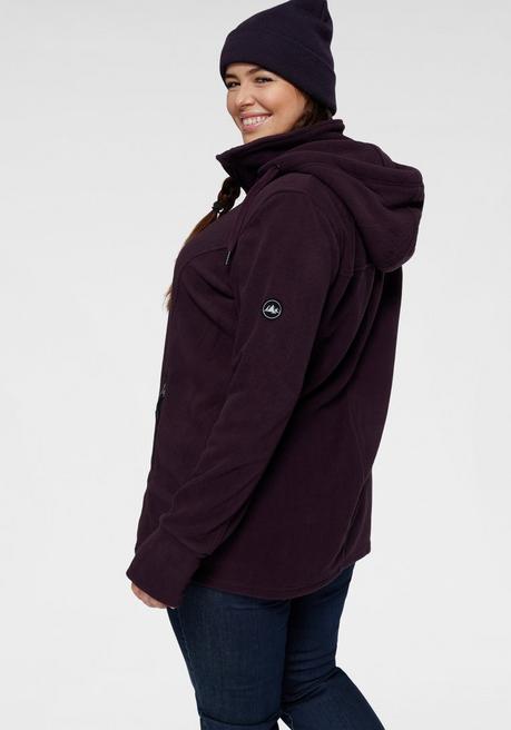 Polarino Fleecejacke - Aubergine Sheego
