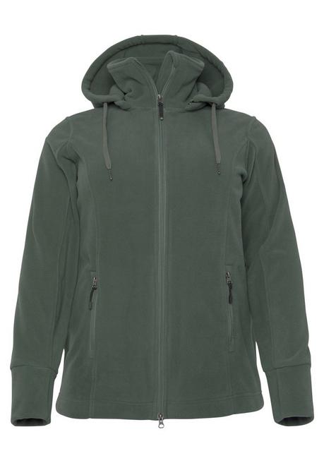 Polarino Fleecejacke - Grün Sheego