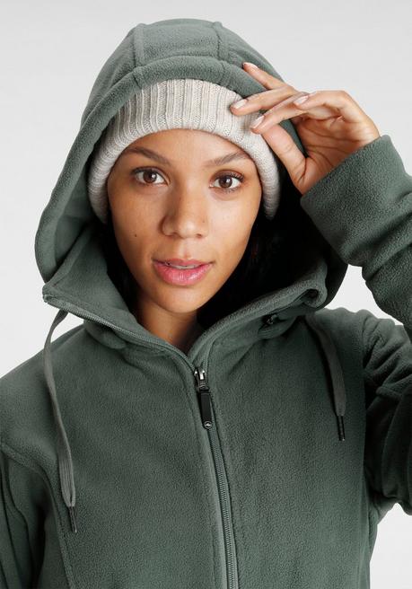 Polarino Fleecejacke - Grün Sheego