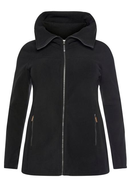 Polarino Fleecejacke - Schwarz Sheego