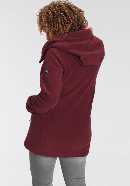Polarino Fleecejacke - Weinrot Sheego
