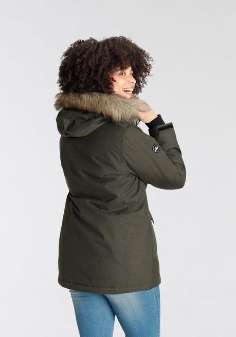 Polarino Funktionsparka - Khaki Meliert Sheego