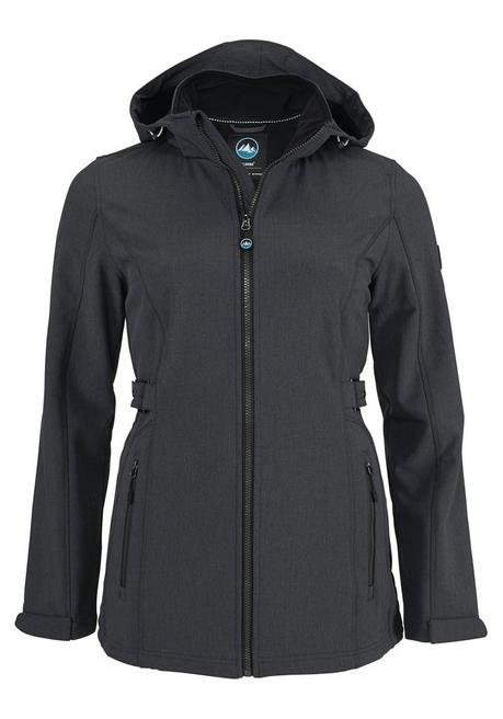 Polarino Softshelljacke - Anthrazit Meliert Sheego