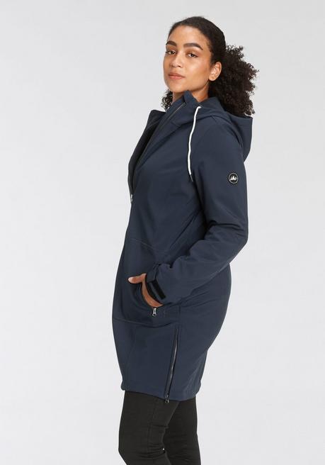 Polarino Softshellmantel - Marine Sheego