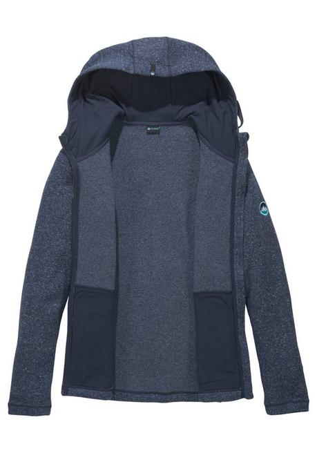 Polarino Strickfleecejacke - Marine Meliert Sheego