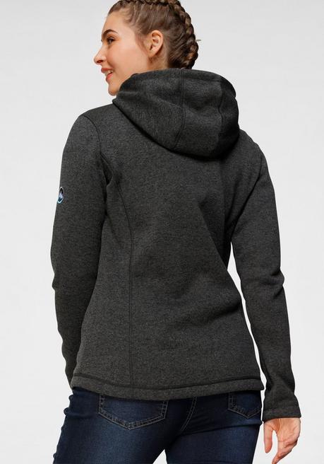 Polarino Strickfleecejacke - Schwarz Sheego