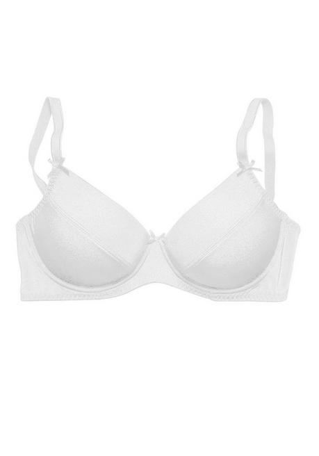 NUANCE Push-up-BH Mit Bügeln Und Wattierten Cups - Weiß Sheego