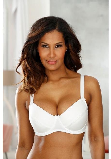 NUANCE Push-up-BH mit Bügeln und wattierten Cups - weiß sheego