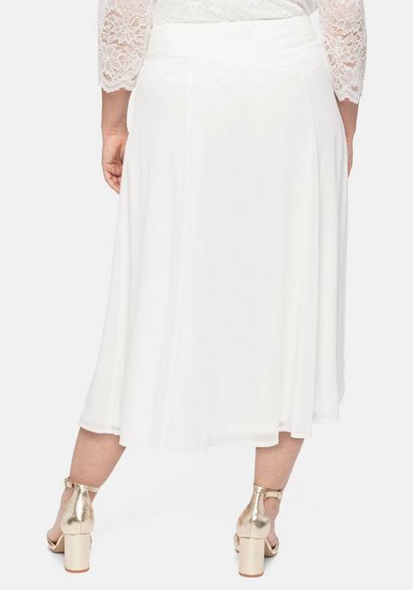 Sheego Rock In Leicht Ausgestellter Form - Offwhite Sheego