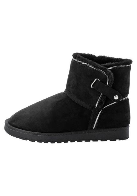 Sheego Schlupfboots Mit Seitlichen Riegeln - Schwarz Sheego