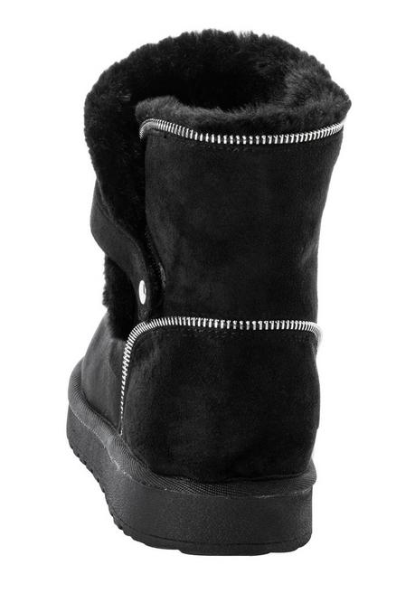 Sheego Schlupfboots Mit Seitlichen Riegeln - Schwarz Sheego