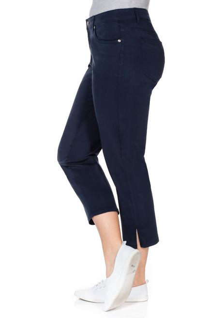 Sheego Schmale 7/8-Hose Aus Elastischem Baumwoll-Twill - Marine Sheego