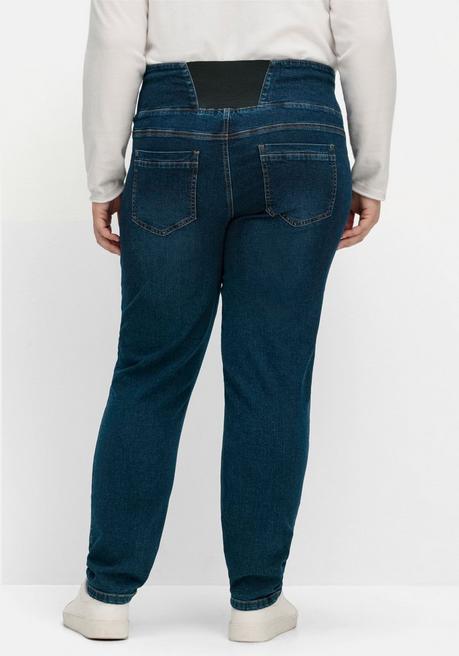 Sheego Schmale High-Waist-Jeans In Curvy-Schnitt ANNE - Dark Blue Denim Sheego