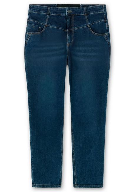Sheego Schmale High-Waist-Jeans In Curvy-Schnitt ANNE - Dark Blue Denim Sheego