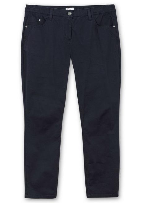 Sheego Schmale Hose Im Curvy-Schnitt PIA, Mit Gummibund - Tiefblau Sheego