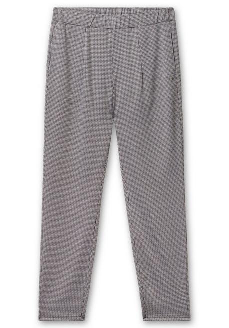 Sheego Schmale Hose Mit Karomuster Und Stretchbund - Mehrfarbig Sheego