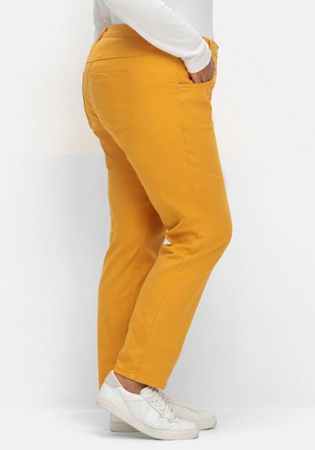 Sheego Schmale Jeans Aus Baumwollstretch - Ocker Sheego