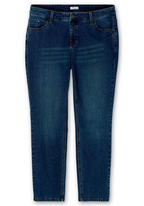 Sheego Schmale Jeans In Curvy-Schnitt VERENA - Dark Blue Denim Sheego
