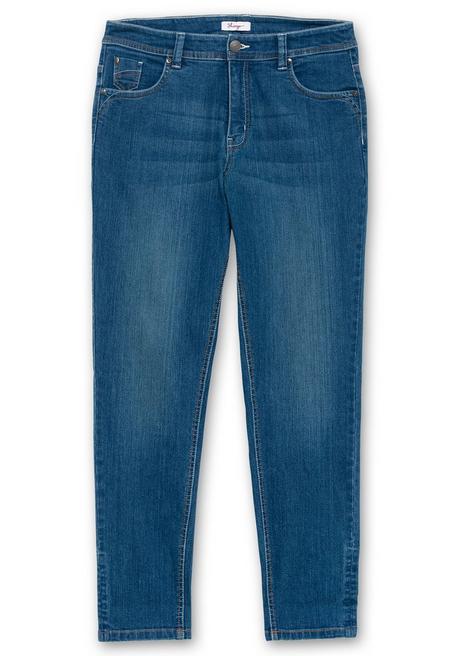 Sheego Schmale Jeans Mit Kontrastnähten - Blue Denim Sheego