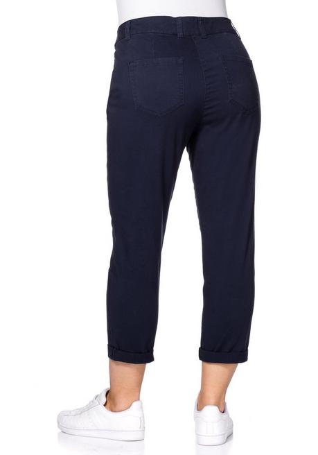 Sheego Schmale Stretch-Hose In 7/8-Länge - Marine Sheego