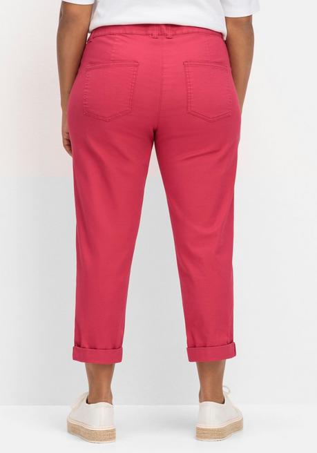 Sheego Schmale Stretch-Hose In 7/8-Länge - Orchidee Sheego