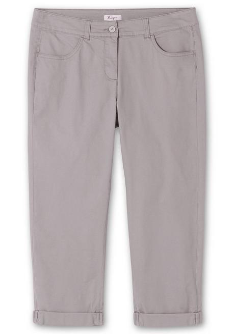 Sheego Schmale Stretch-Hose In 7/8-Länge - Silbergrau Sheego
