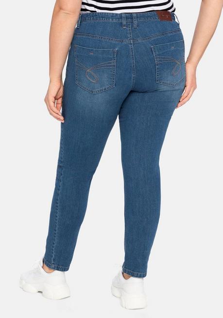 Sheego Schmale Stretch-Jeans In Curvy-Schnitt SUSANNE - Blue Denim Sheego
