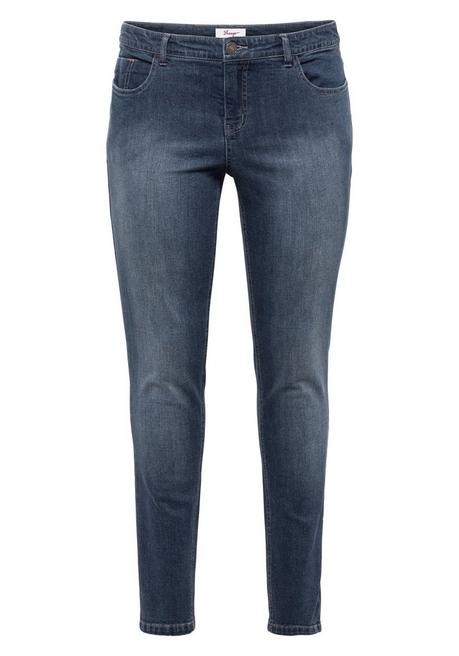 Sheego Schmale Stretch-Jeans In Curvy-Schnitt SUSANNE - Dark Blue Denim Sheego