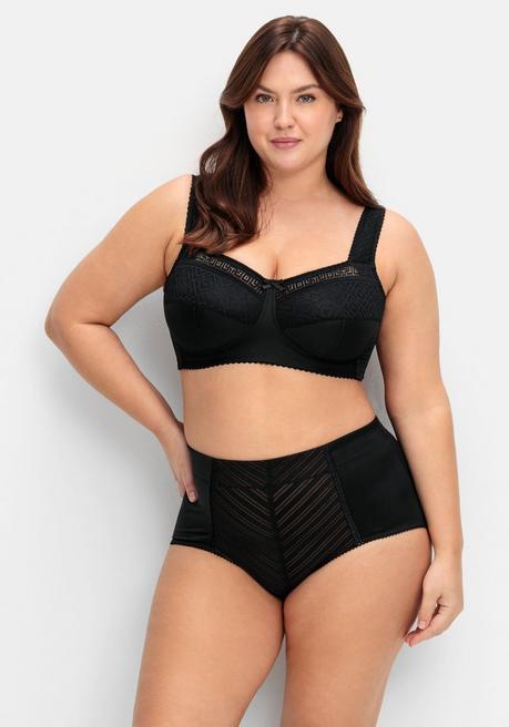 Sheego Shaping-Formslip Mit Hoher Taille - Schwarz Sheego