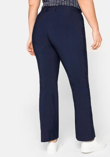 Sheego Bengalinhose In Bootcut-Form - Marine Sheego