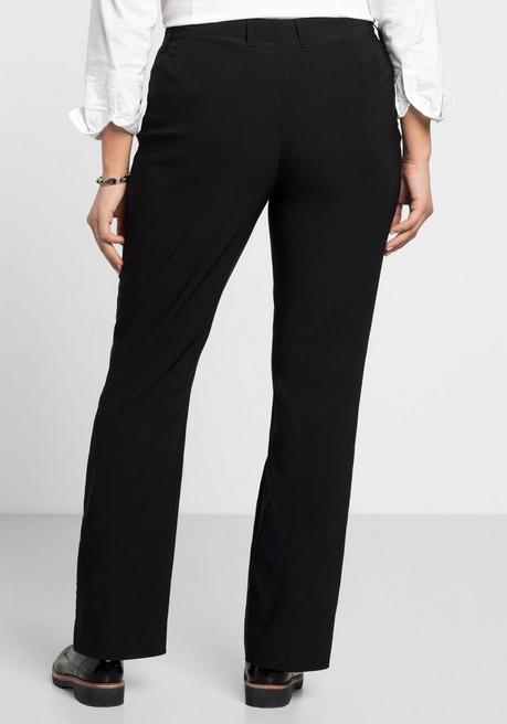 Sheego Bengalinhose In Bootcut-Form - Schwarz Sheego