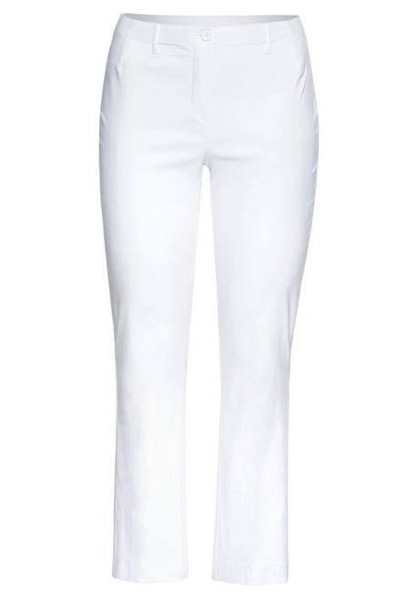 Sheego Bengalinhose In Bootcut-Form - Weiß Sheego