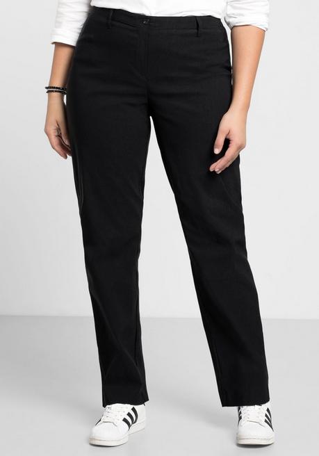 sheego Bengalinhose in gerader Form - schwarz sheego