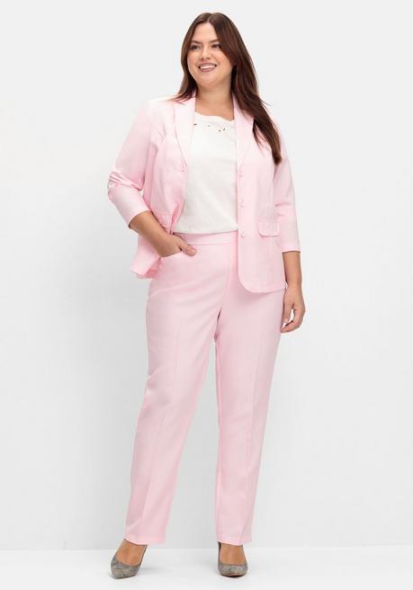 Sheego Blazer In Klassischer Form - Rosé Sheego