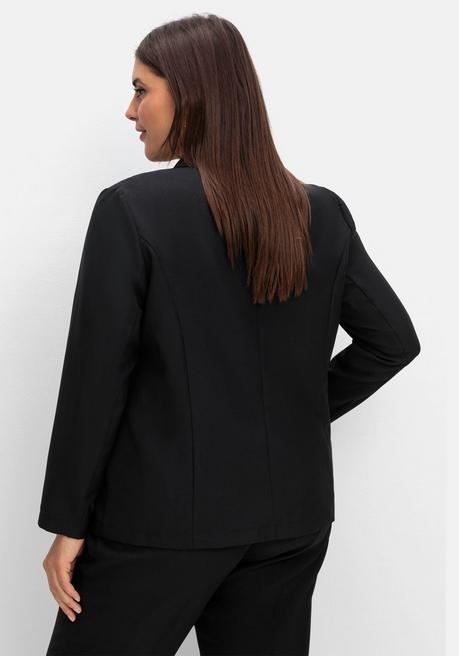 Sheego Blazer In Klassischer Form - Schwarz Sheego